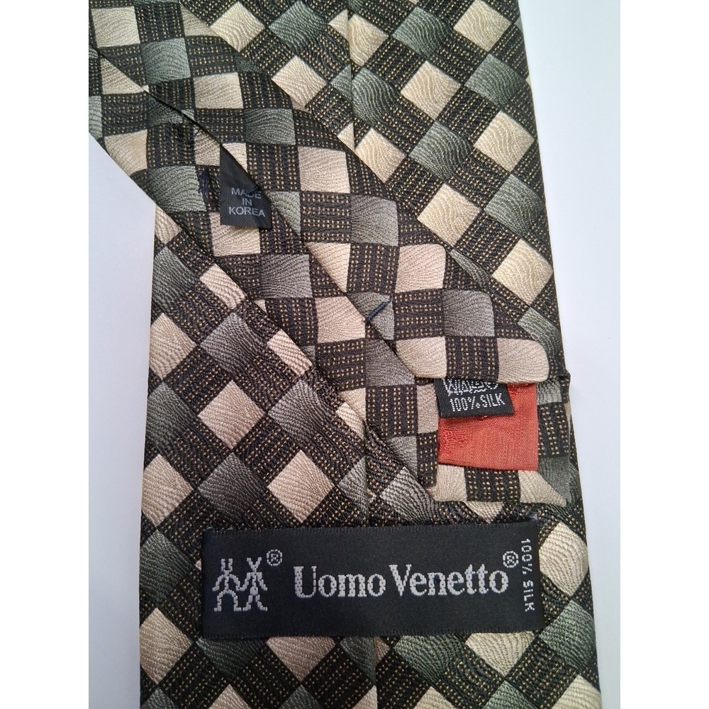 Uomo Venetto Printed Ties (Set Of 2)  58" x 3-3/4"  100% Silk - Picture 2 of 5
